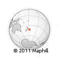 Outline Map of the Area around 42° 44' 20" S, 177° 34' 29" W, rectangular outline
