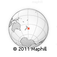 Outline Map of the Area around 42° 44' 20" S, 178° 25' 30" W, rectangular outline