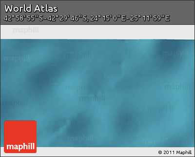 Satellite 3D Map of the Area around 42° 44' 20" S, 24° 43' 30" E