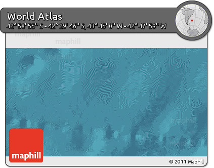 Satellite 3D Map of the Area around 42° 44' 20" S, 43° 16' 29" W