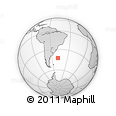Outline Map of the Area around 42° 44' 20" S, 48° 22' 30" W, rectangular outline