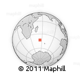 Outline Map of the Area around 42° 44' 20" S, 54° 28' 30" E, rectangular outline
