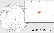 Blank Location Map of the area around 42° 44' 20" S, 62° 7' 30" E