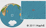 Satellite Location Map of the area around 42° 44' 20" S, 70° 37' 30" E