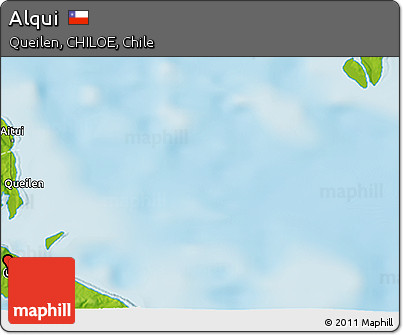 Physical 3D Map of Alqui