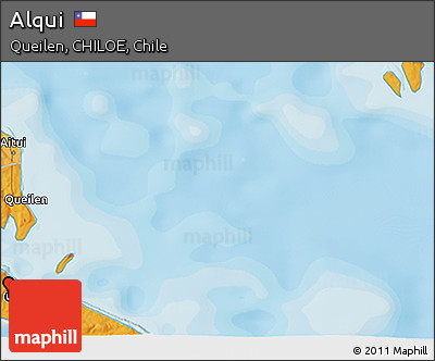 Political 3D Map of Alqui