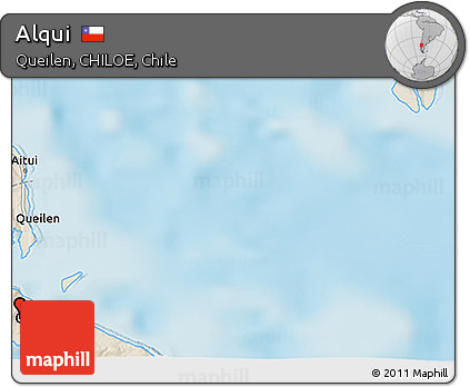 Shaded Relief 3D Map of Alqui