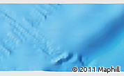 Physical 3D Map of the area around 42° 44' 20" S, 83° 22' 30" E