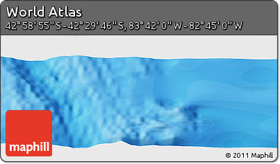 Political Panoramic Map of the Area around 42° 44' 20" S, 83° 13' 29" W