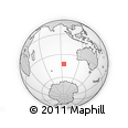 Outline Map of the Area around 42° 44' 20" S, 94° 25' 30" E, rectangular outline