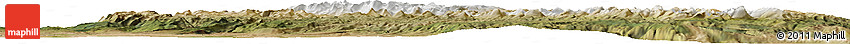 Satellite Horizon Map of the Area around 43° 1' 43" N, 109° 34' 29" W