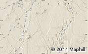 Shaded Relief Map of the area around 43° 1' 43" N, 119° 46' 30" W