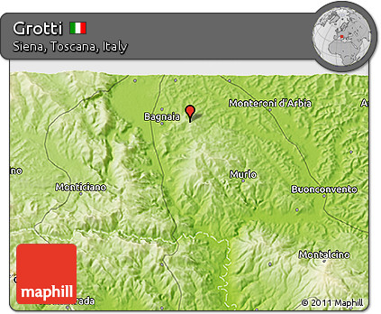 Physical 3D Map of Grotti