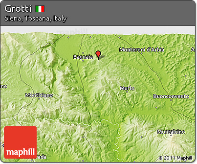 Physical 3D Map of Grotti