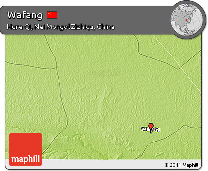 Physical 3D Map of Wafang