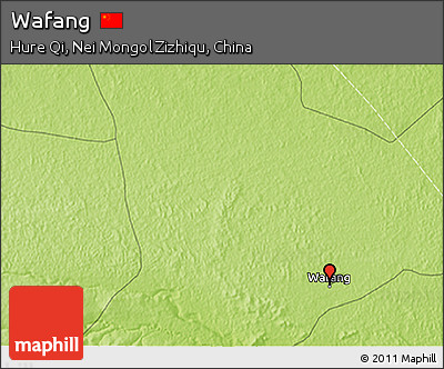 Physical 3D Map of Wafang