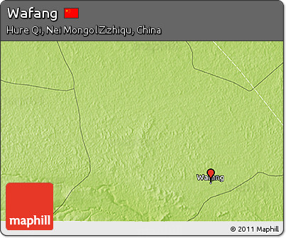 Physical 3D Map of Wafang