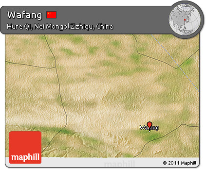 Satellite 3D Map of Wafang