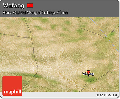 Satellite 3D Map of Wafang