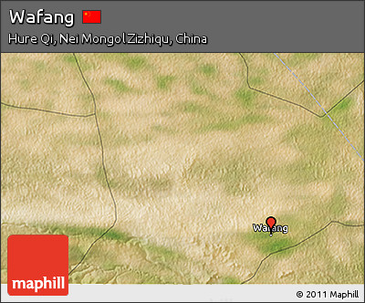 Satellite 3D Map of Wafang