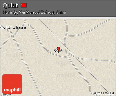 Shaded Relief 3D Map of Qulut