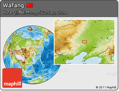 Physical Location Map of Wafang