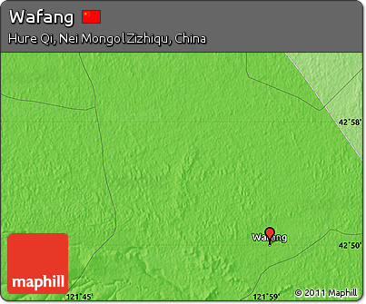 Political Map of Wafang