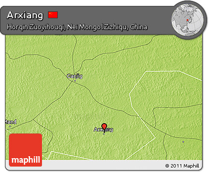 Physical 3D Map of Arxiang