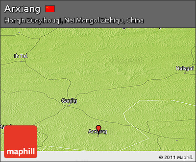 Physical Panoramic Map of Arxiang