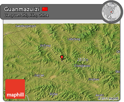 Satellite 3D Map of Guanmazuizi
