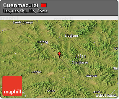 Satellite 3D Map of Guanmazuizi