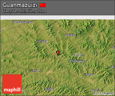 Satellite 3D Map of Guanmazuizi