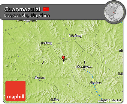 Physical Map of Guanmazuizi