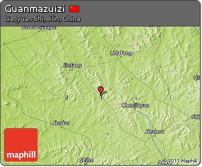 Physical Map of Guanmazuizi