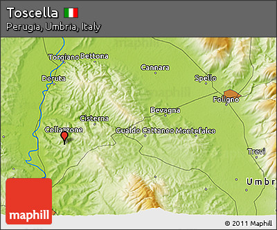 Physical 3D Map of Toscella