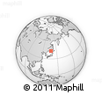 Outline Map of the Area around 43° 1' 43" N, 137° 46' 30" E, rectangular outline