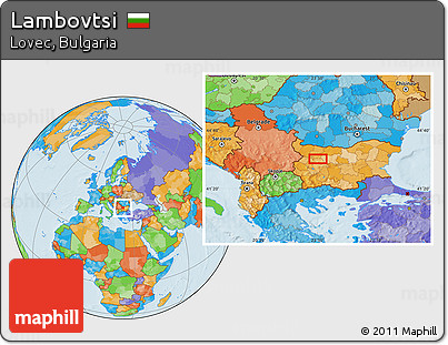 Political Location Map of Lambovtsi