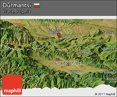 Satellite Panoramic Map of Dŭrmantsi