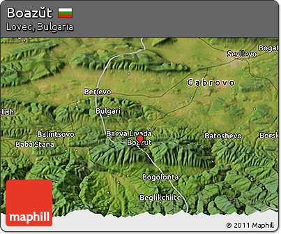Satellite 3D Map of Boazŭt