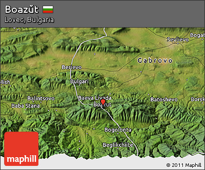 Satellite 3D Map of Boazŭt