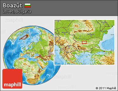 Physical Location Map of Boazŭt