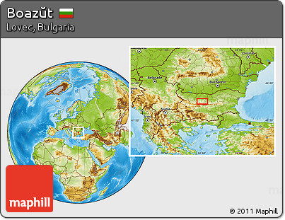 Physical Location Map of Boazŭt