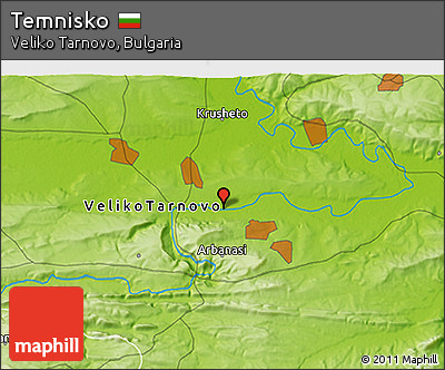 Physical 3D Map of Temnisko