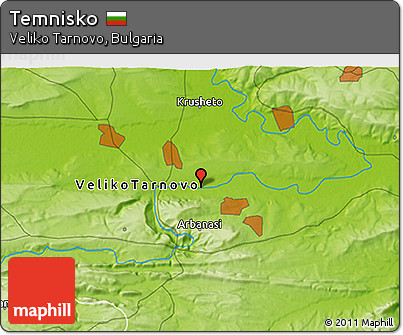 Physical 3D Map of Temnisko
