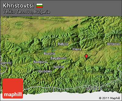 Satellite 3D Map of Khristovtsi