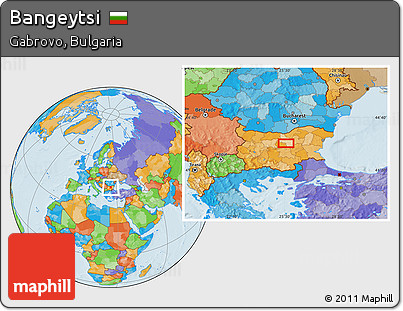 Political Location Map of Bangeytsi