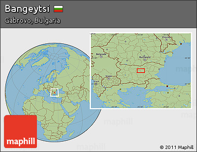 Savanna Style Location Map of Bangeytsi