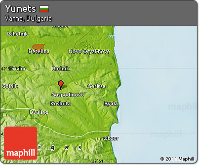 Physical Map of Yunets