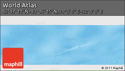 Physical Panoramic Map of the Area around 43° 1' 43" N, 31° 31' 29" E