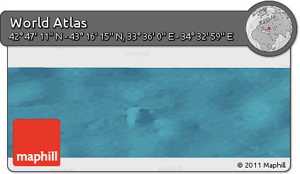 Satellite Panoramic Map of the Area around 43° 1' 43" N, 34° 4' 30" E